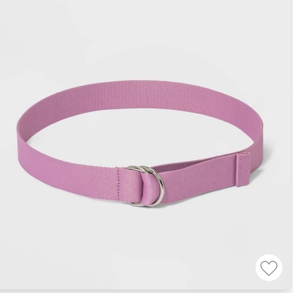 NWT Woman’s Wild Fable pink webbed belt. medium - Picture 1 of 2